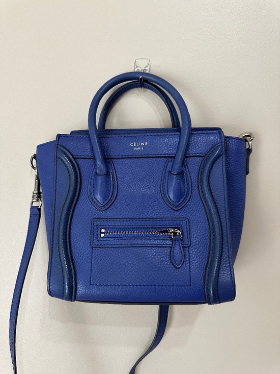 Celine Handbags - CELINE nano luggage crossbody in a limited edition blue